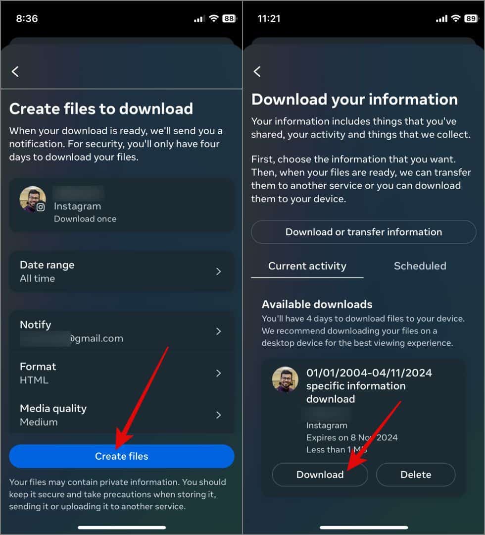 Download your Instagram Followers and following list (2)