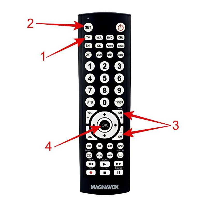 Program Magnavox Universal Remote With Manual Code Search