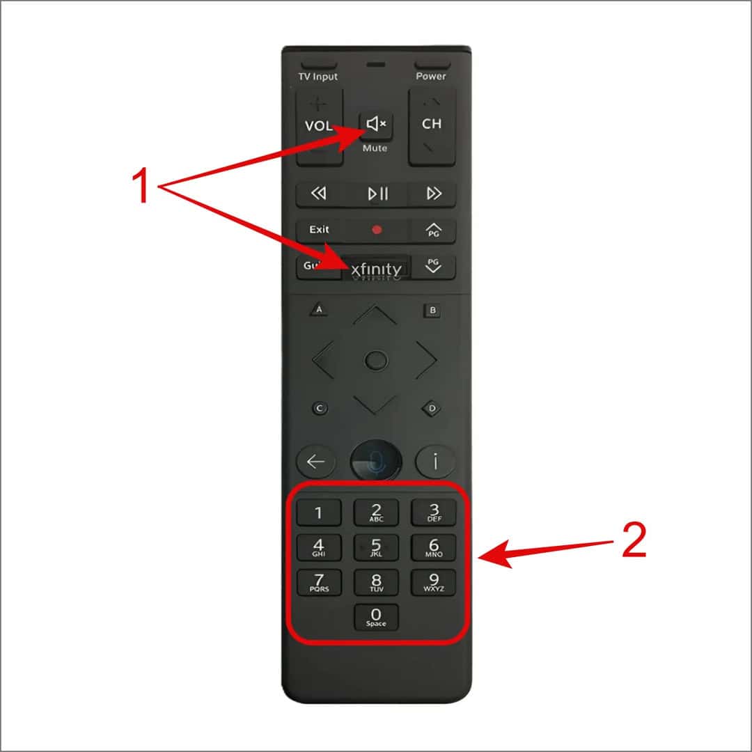 Program Xfinity Remote With Codes (2)